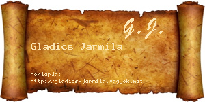 Gladics Jarmila névjegykártya